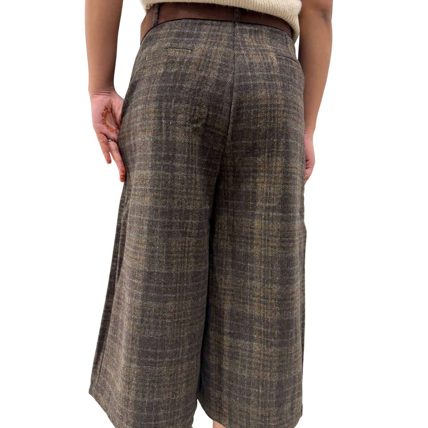 The City Tweed Trousers With Belt