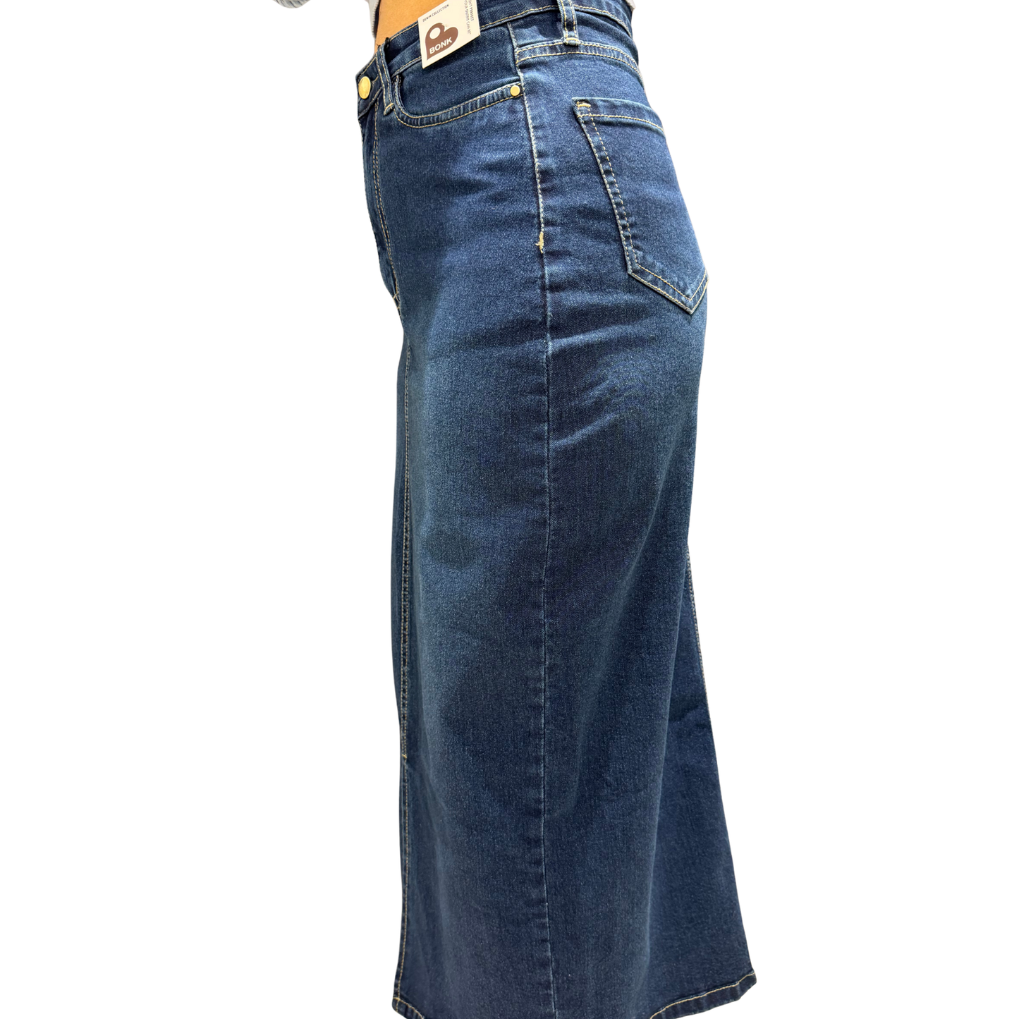 The Essential A-Line Denim Skirt