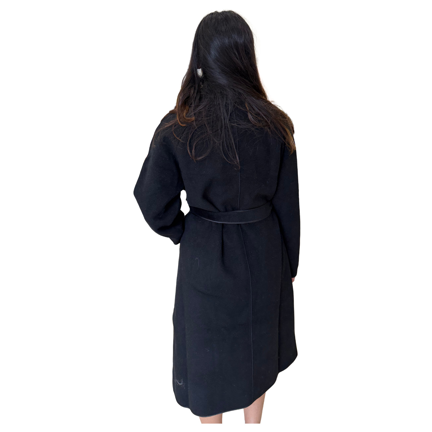 Classic Belted Trench Coat – Winter Long Overcoat