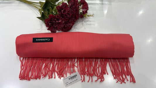 Aqua Fringe Pashmina Shawl