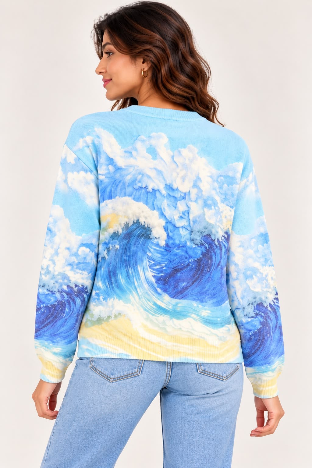 Floral Printed Sweatshirt