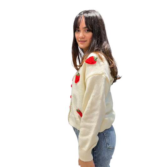Strawberry cardigan