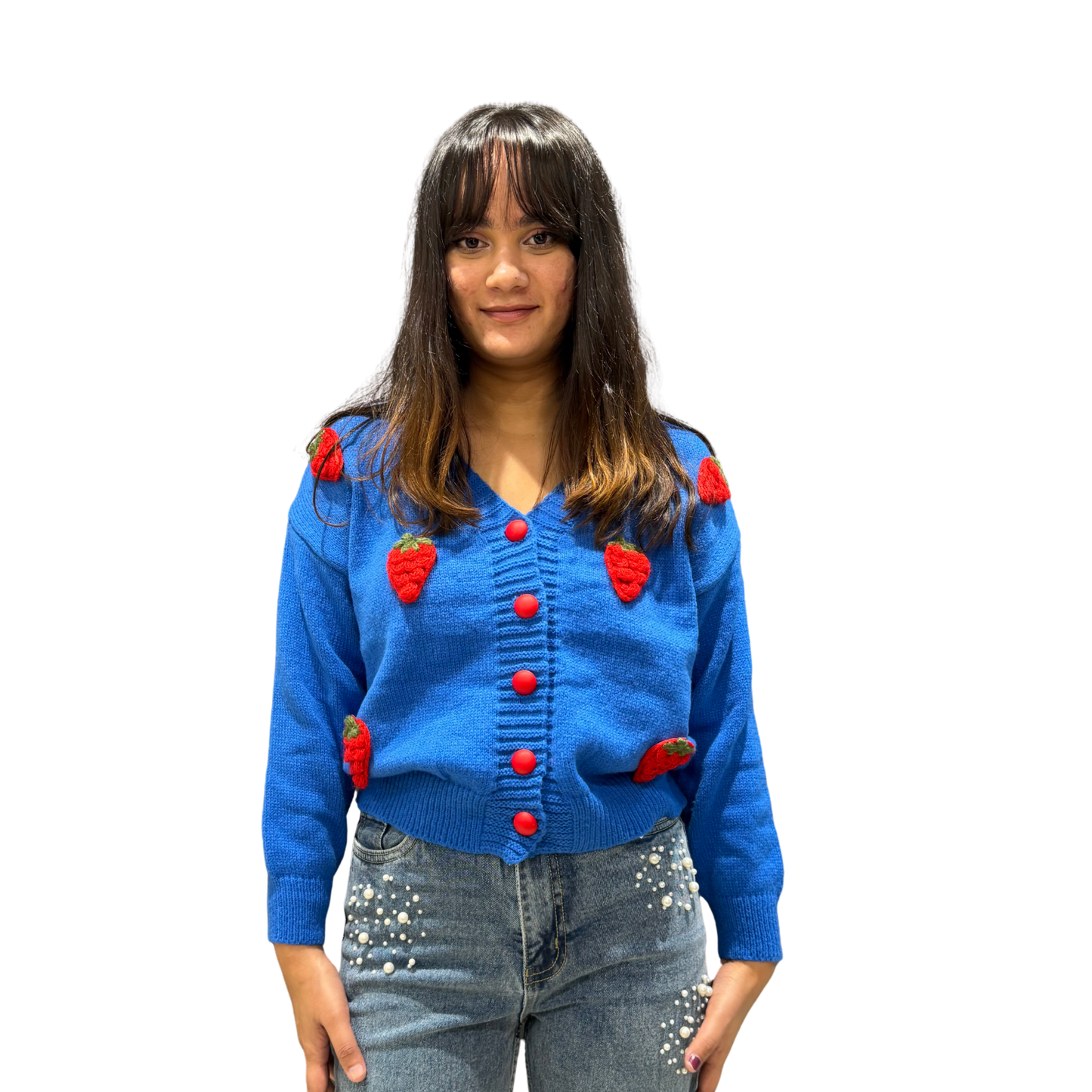 Strawberry cardigan