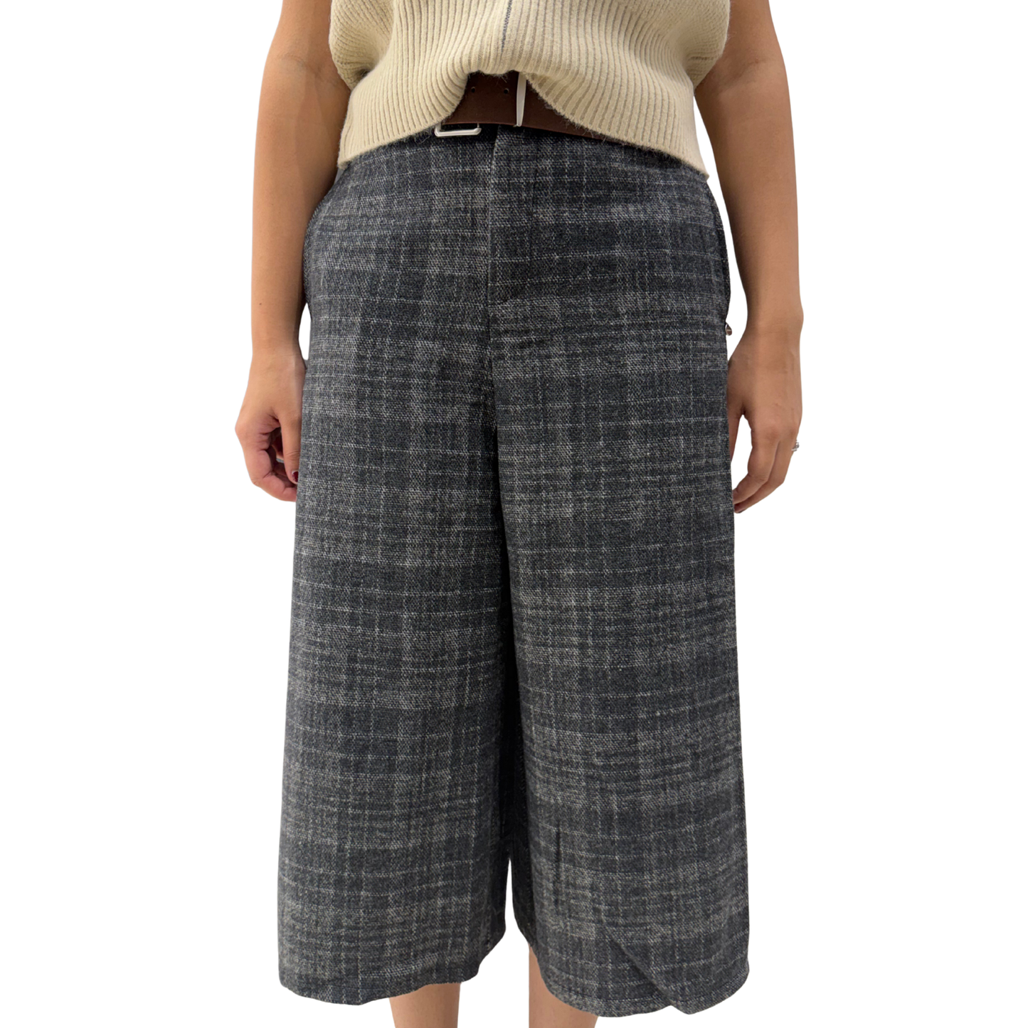 The City Tweed Trousers With Belt