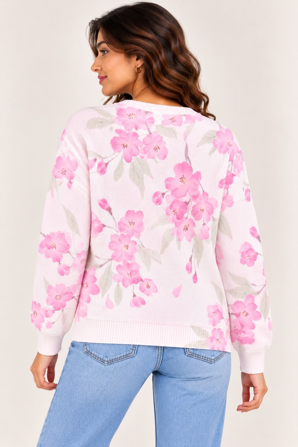 Floral Printed Sweatshirt