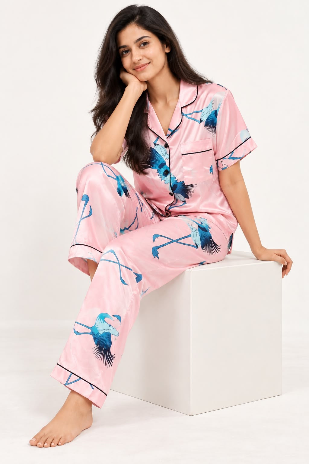Satin Night Suit
