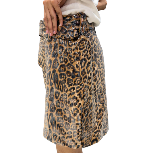 Tiger Print Skirt
