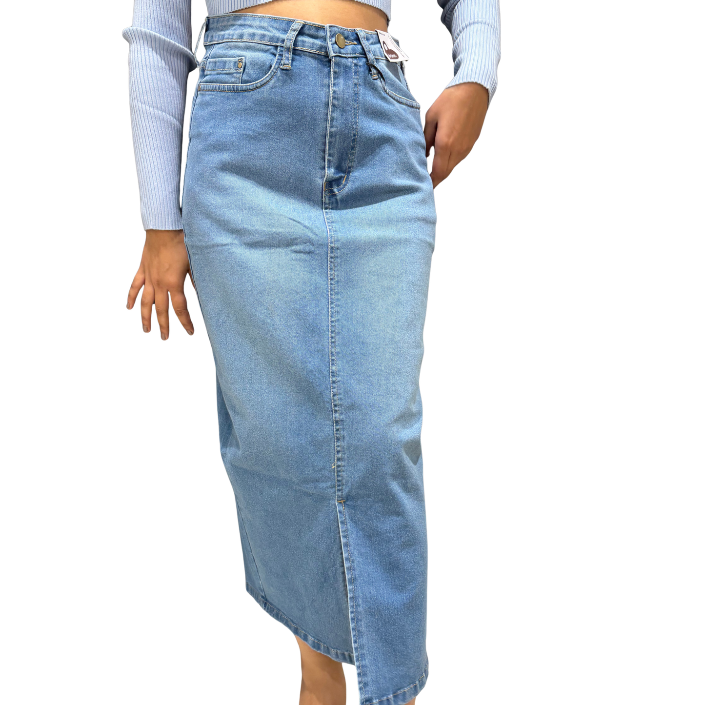 The Essential A-Line Denim Skirt