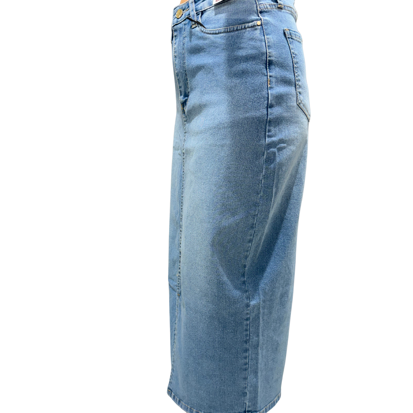 The Essential A-Line Denim Skirt