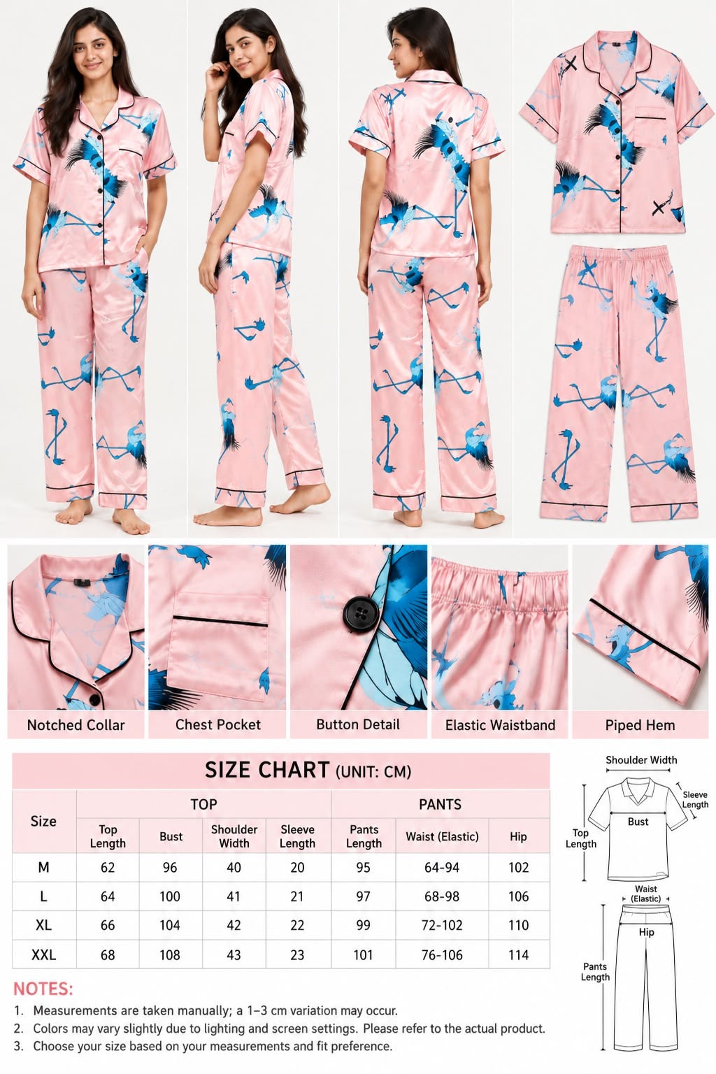 Satin Night Suit