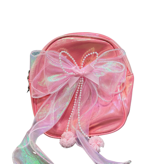 Pink Holographic Mini Purse