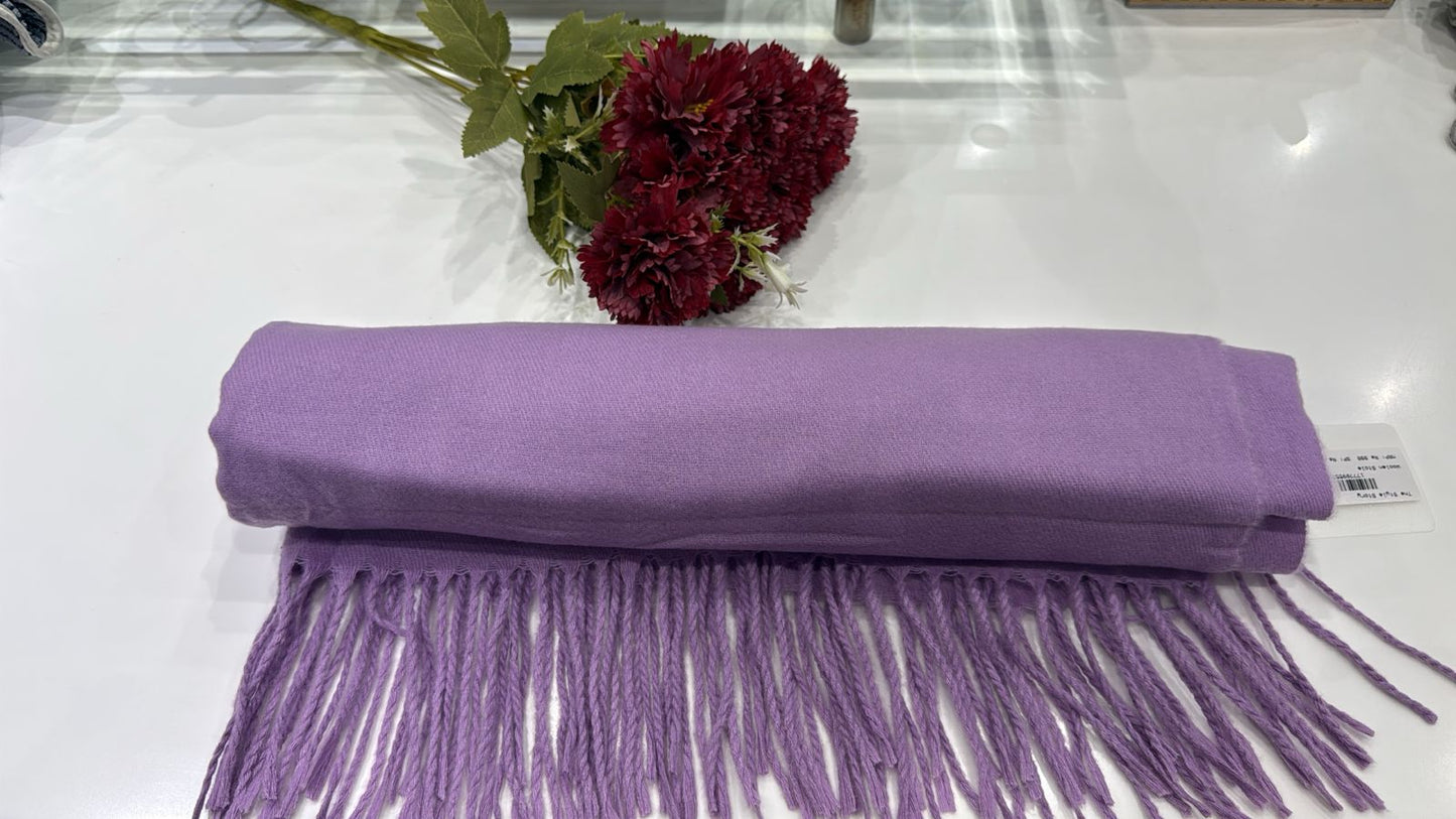 Aqua Fringe Pashmina Shawl