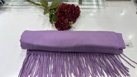 Aqua Fringe Pashmina Shawl