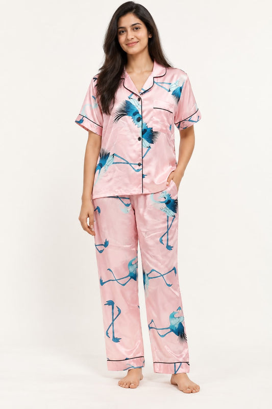 Satin Night Suit